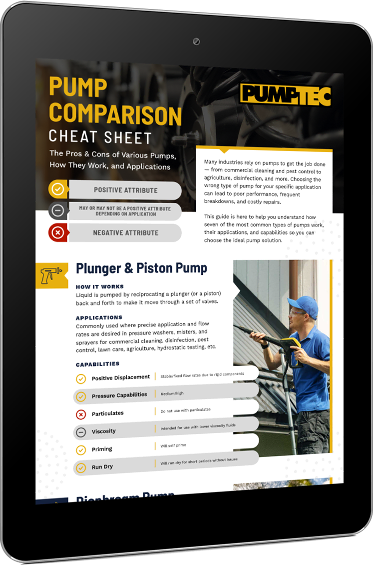 Customer support pumptec